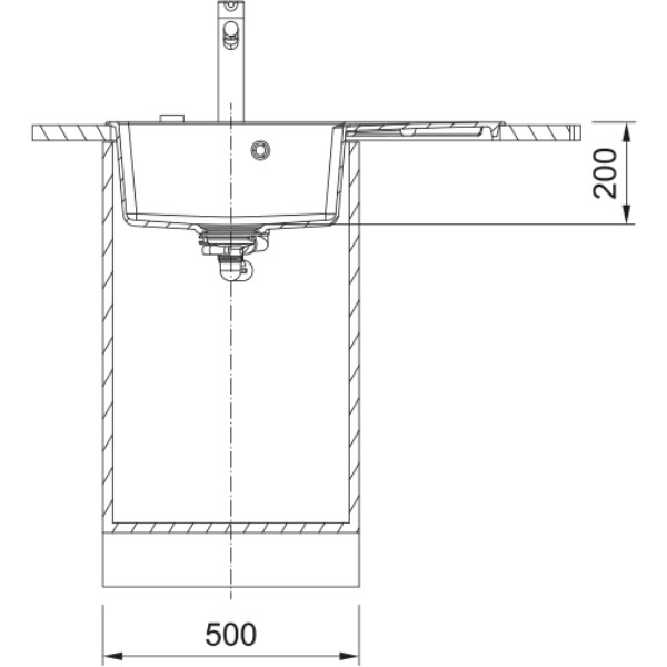 Фото - Мийка кухонна Franke Centro 780х500х200 мм CNG 611-78 TL Сірий камінь